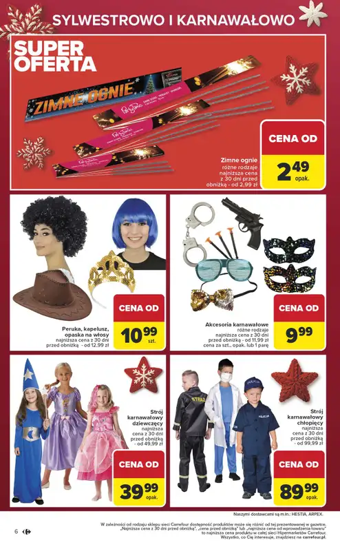 Carrefour - gazetka promocyjna Gazetka Łap super okazje od poniedziałku od poniedziałku 01.12 do niedzieli 14.12 - strona 6