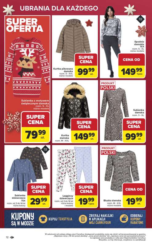 Carrefour - gazetka promocyjna Gazetka Łap super okazje od poniedziałku od poniedziałku 01.12 do niedzieli 14.12 - strona 12