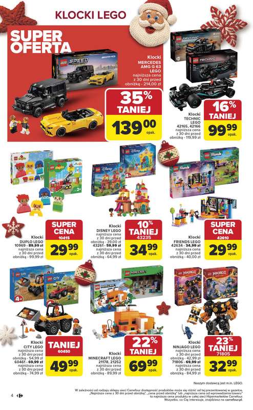 Carrefour - gazetka promocyjna Gazetka Łap super okazje od poniedziałku od poniedziałku 01.12 do niedzieli 14.12 - strona 4