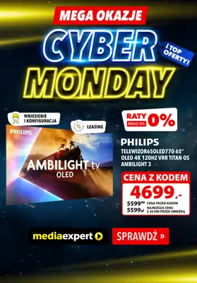 Media Expert - gazetka promocyjna CYBER MONDAY w Media Expert – sprawdź top oferty! od poniedziałku 01.12 do poniedziałku 01.12 - strona 4