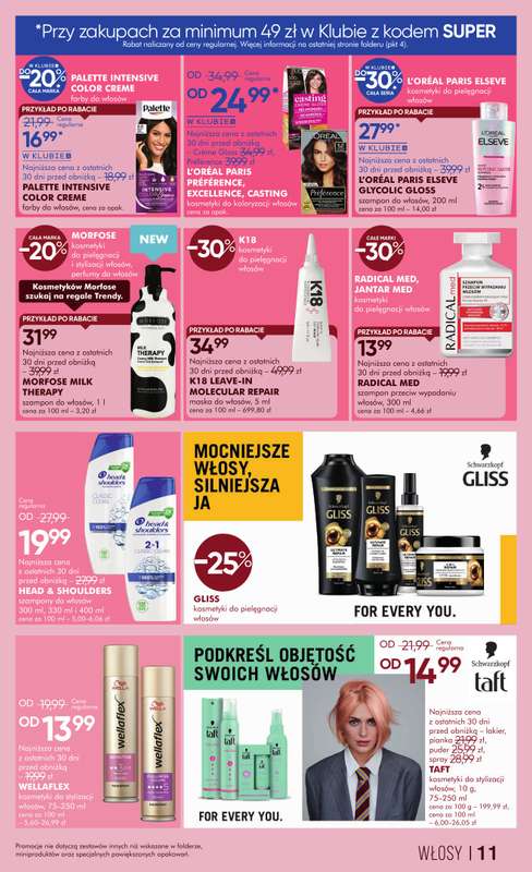Super-Pharm - gazetka promocyjna Gazetka od poniedziałku 01.12 do czwartku 11.12 - strona 11