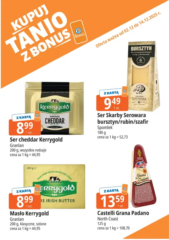 Leclerc - gazetka promocyjna Oferta E.Leclerc I Bonus skanujesz, kasę zyskujesz od wtorku 02.12 do niedzieli 14.12 - strona 8