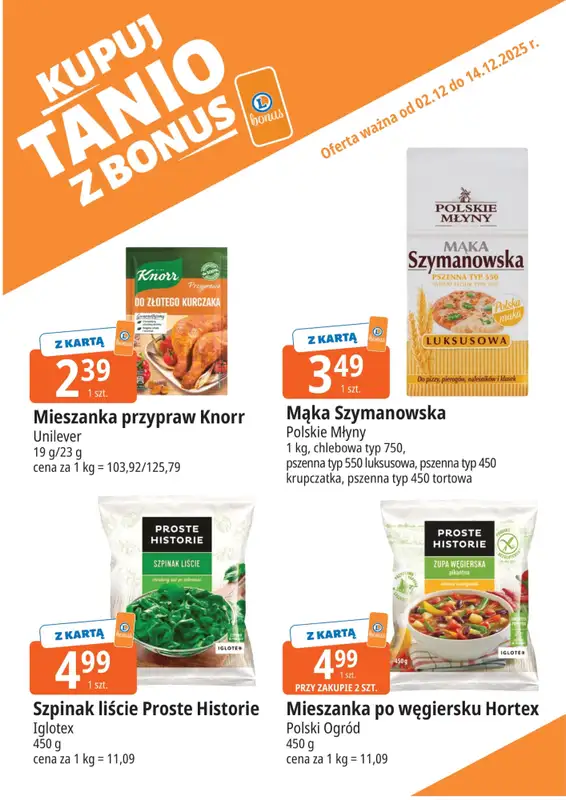 Leclerc - gazetka promocyjna Oferta E.Leclerc I Bonus skanujesz, kasę zyskujesz od wtorku 02.12 do niedzieli 14.12 - strona 13