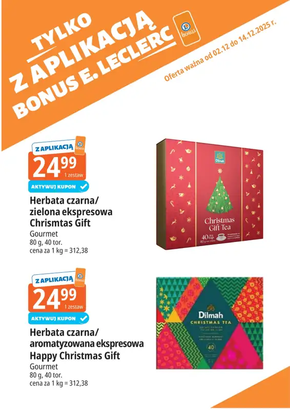 Leclerc - gazetka promocyjna Oferta E.Leclerc I Bonus skanujesz, kasę zyskujesz od wtorku 02.12 do niedzieli 14.12 - strona 18