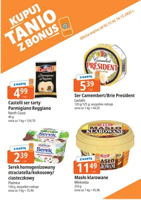 Leclerc - gazetka promocyjna Oferta E.Leclerc I Bonus skanujesz, kasę zyskujesz od wtorku 02.12 do niedzieli 14.12 - strona 9