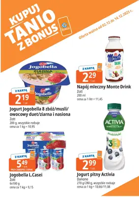 Leclerc - gazetka promocyjna Oferta E.Leclerc I Bonus skanujesz, kasę zyskujesz od wtorku 02.12 do niedzieli 14.12 - strona 2