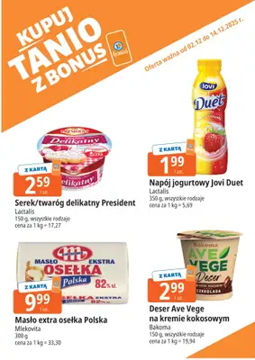 Leclerc - gazetka promocyjna Oferta E.Leclerc I Bonus skanujesz, kasę zyskujesz od wtorku 02.12 do niedzieli 14.12 - strona 6