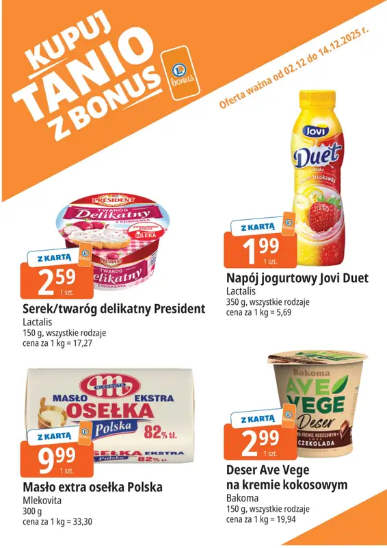 Leclerc - gazetka promocyjna Oferta E.Leclerc I Bonus skanujesz, kasę zyskujesz od wtorku 02.12 do niedzieli 14.12 - strona 6