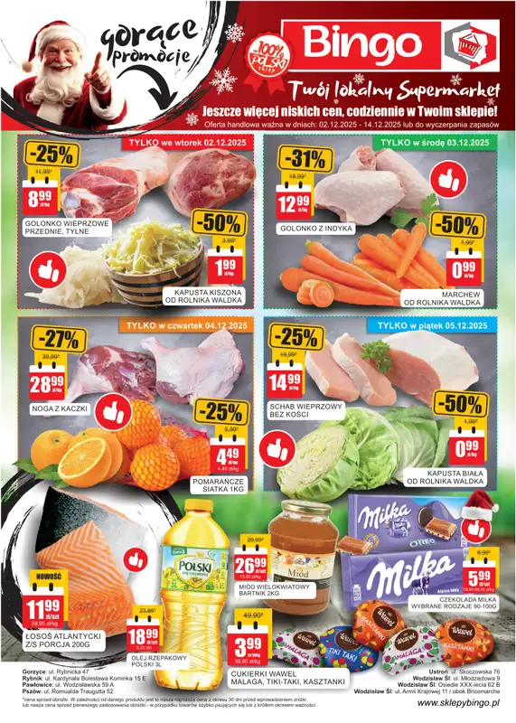 Bingo - gazetka promocyjna Gazetka od wtorku 02.12 do niedzieli 14.12