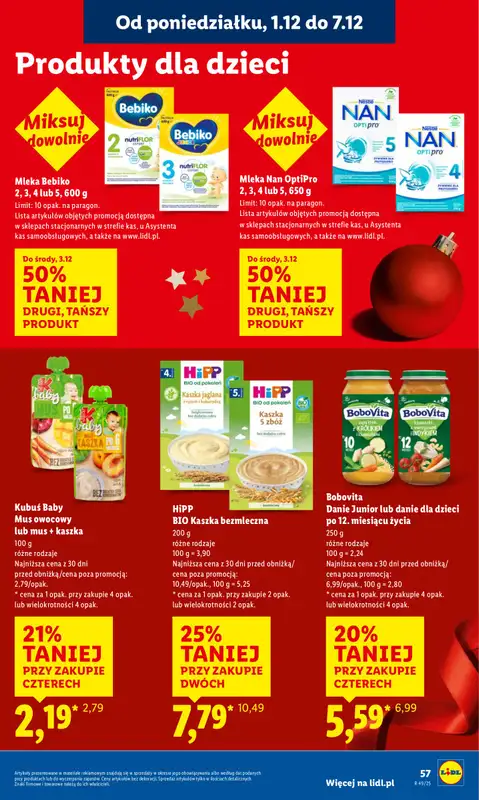 Lidl - gazetka promocyjna Oferta od poniedziałku od poniedziałku 01.12 do środy 03.12 - strona 59