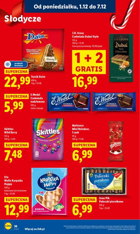 Lidl - gazetka promocyjna Oferta od poniedziałku od poniedziałku 01.12 do środy 03.12 - strona 38