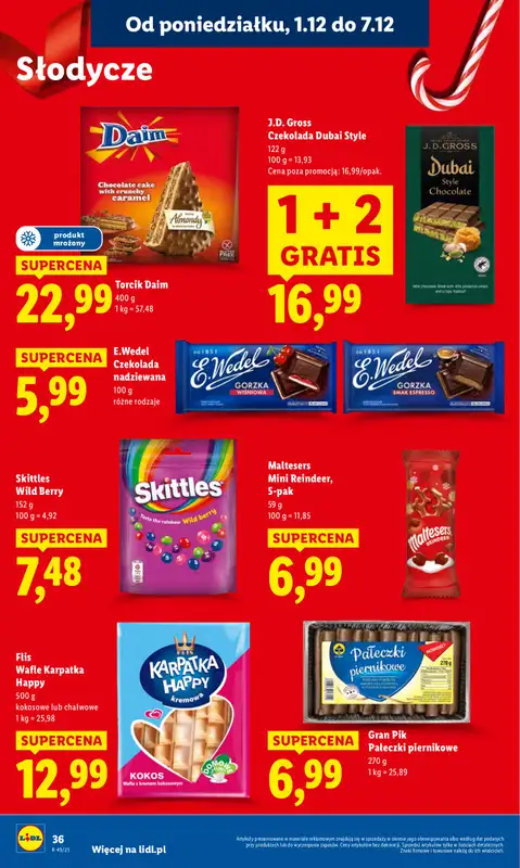 Lidl - gazetka promocyjna Oferta od poniedziałku od poniedziałku 01.12 do środy 03.12 - strona 38