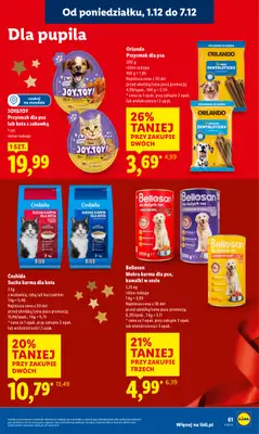 Lidl - gazetka promocyjna Oferta od poniedziałku od poniedziałku 01.12 do środy 03.12 - strona 63