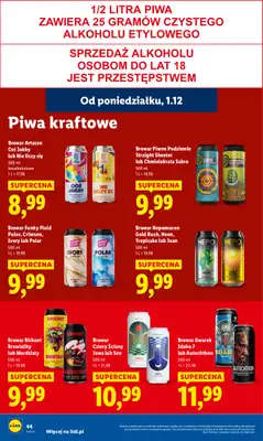 Lidl - gazetka promocyjna Oferta od poniedziałku od poniedziałku 01.12 do środy 03.12 - strona 46