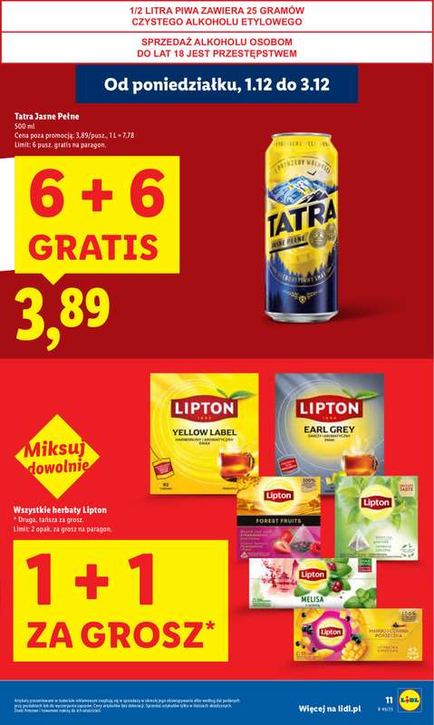 Lidl - gazetka promocyjna Oferta od poniedziałku od poniedziałku 01.12 do środy 03.12 - strona 11