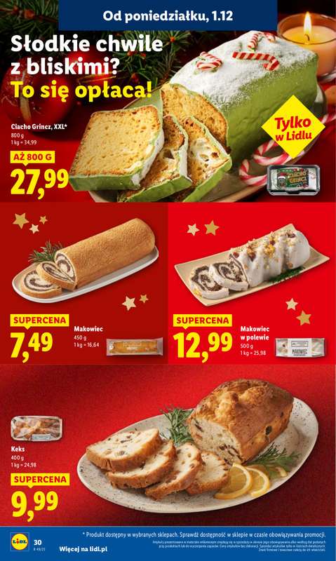 Lidl - gazetka promocyjna Oferta od poniedziałku od poniedziałku 01.12 do środy 03.12 - strona 32