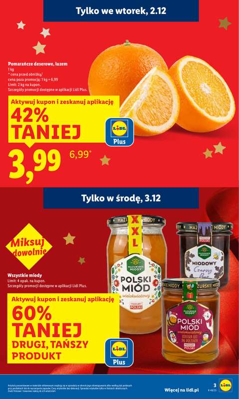 Lidl - gazetka promocyjna Oferta od poniedziałku od poniedziałku 01.12 do środy 03.12 - strona 3