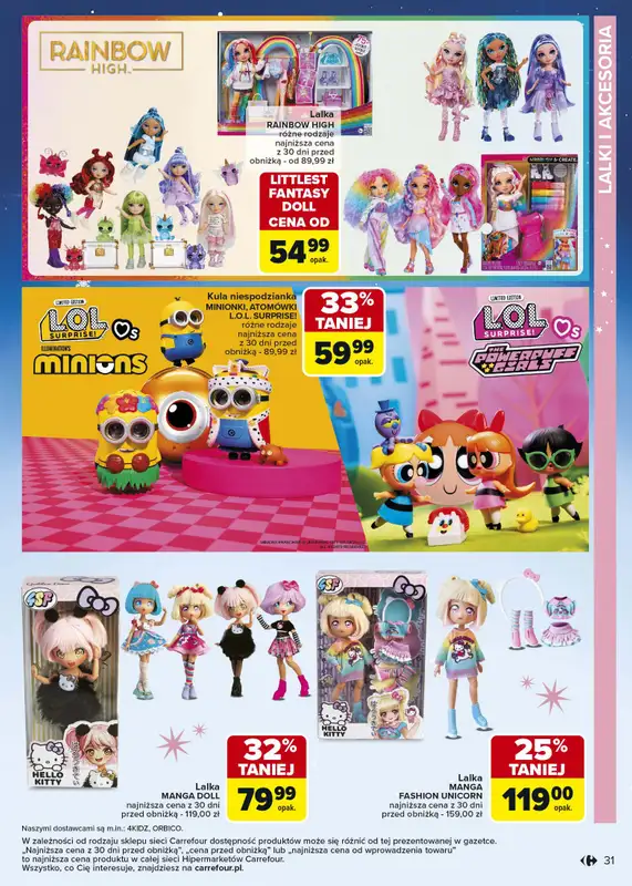 Carrefour - gazetka promocyjna Gazetka Zabawki od poniedziałku 03.11 do wtorku 23.12 - strona 32