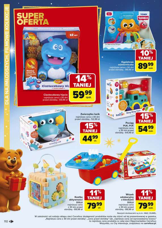 Carrefour - gazetka promocyjna Gazetka Zabawki od poniedziałku 03.11 do wtorku 23.12 - strona 111