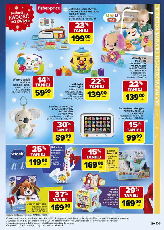 Carrefour - gazetka promocyjna Gazetka Zabawki od poniedziałku 03.11 do wtorku 23.12 - strona 110