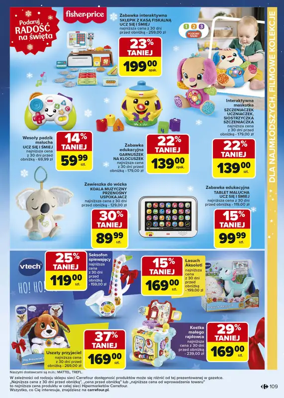Carrefour - gazetka promocyjna Gazetka Zabawki od poniedziałku 03.11 do wtorku 23.12 - strona 110