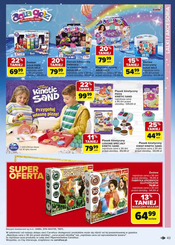 Carrefour - gazetka promocyjna Gazetka Zabawki od poniedziałku 03.11 do wtorku 23.12 - strona 44
