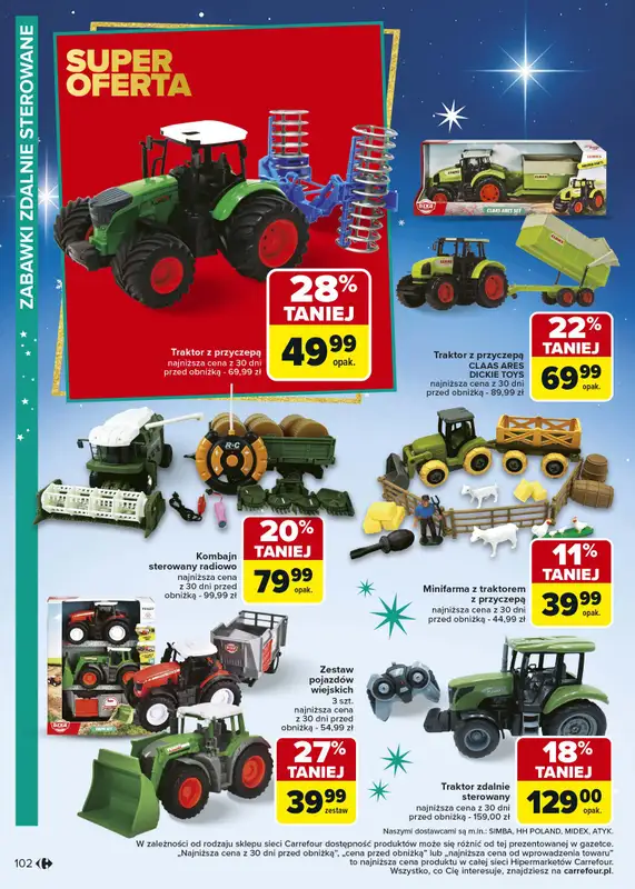 Carrefour - gazetka promocyjna Gazetka Zabawki od poniedziałku 03.11 do wtorku 23.12 - strona 103