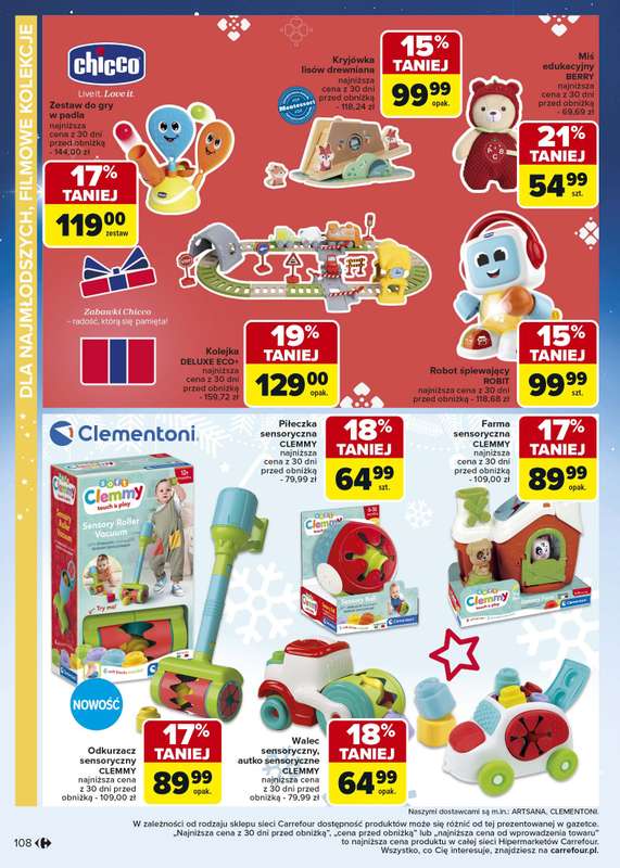 Carrefour - gazetka promocyjna Gazetka Zabawki od poniedziałku 03.11 do wtorku 23.12 - strona 109