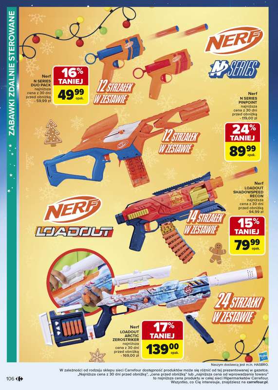 Carrefour - gazetka promocyjna Gazetka Zabawki od poniedziałku 03.11 do wtorku 23.12 - strona 107