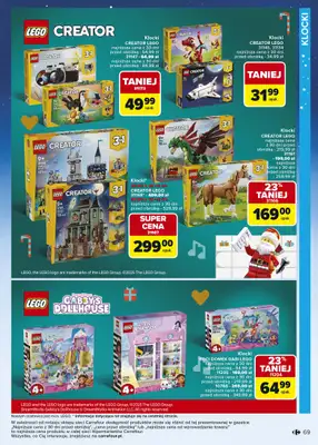 Carrefour - gazetka promocyjna Gazetka Zabawki od poniedziałku 03.11 do wtorku 23.12 - strona 70