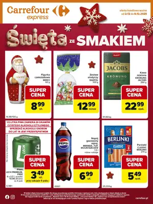 Carrefour Express - gazetka promocyjna Gazetka Express od wtorku 02.12 do poniedziałku 08.12 - strona 2
