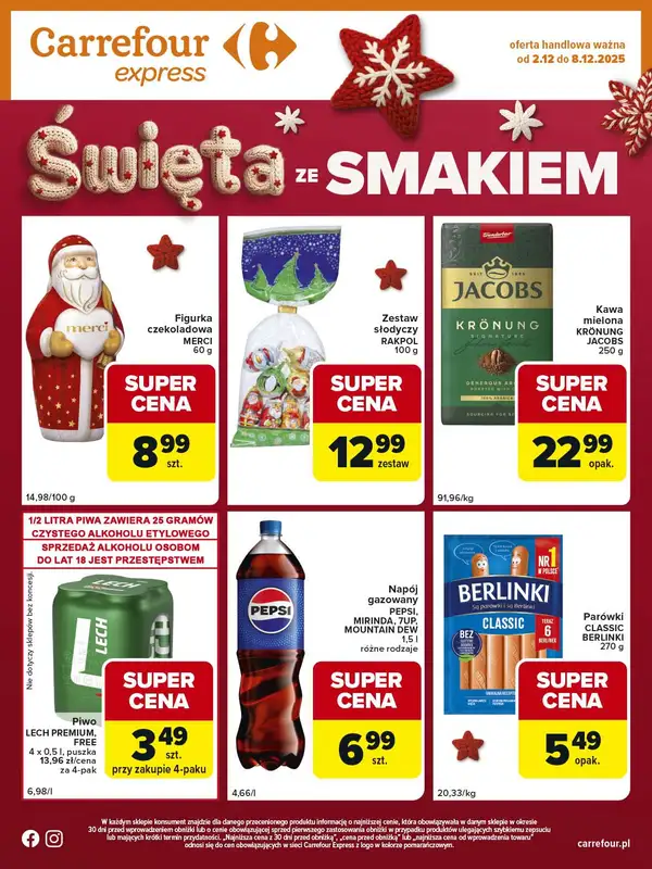 Carrefour Express - gazetka promocyjna Gazetka Express od wtorku 02.12 do poniedziałku 08.12 - strona 2