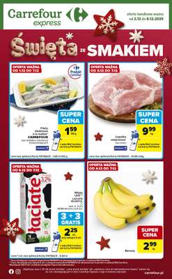 Carrefour Express - gazetka promocyjna Gazetka Express od wtorku 02.12 do poniedziałku 08.12