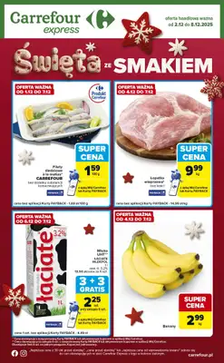Carrefour Express - gazetka promocyjna Gazetka Express od wtorku 02.12 do poniedziałku 08.12