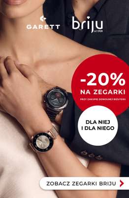 Prezenty - gazetka promocyjna Briju | Garett - dla niej i dla niego od niedzieli 30.11 do środy 31.12