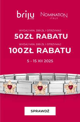 Prezenty - gazetka promocyjna Briju | Kolekcja biżuterii Nomination od piątku 05.12 do poniedziałku 15.12