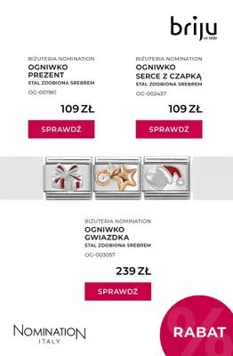 Prezenty - gazetka promocyjna Briju | Kolekcja biżuterii Nomination od piątku 05.12 do poniedziałku 15.12 - strona 13