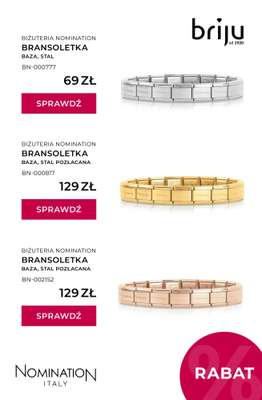 Prezenty - gazetka promocyjna Briju | Kolekcja biżuterii Nomination od piątku 05.12 do poniedziałku 15.12 - strona 2