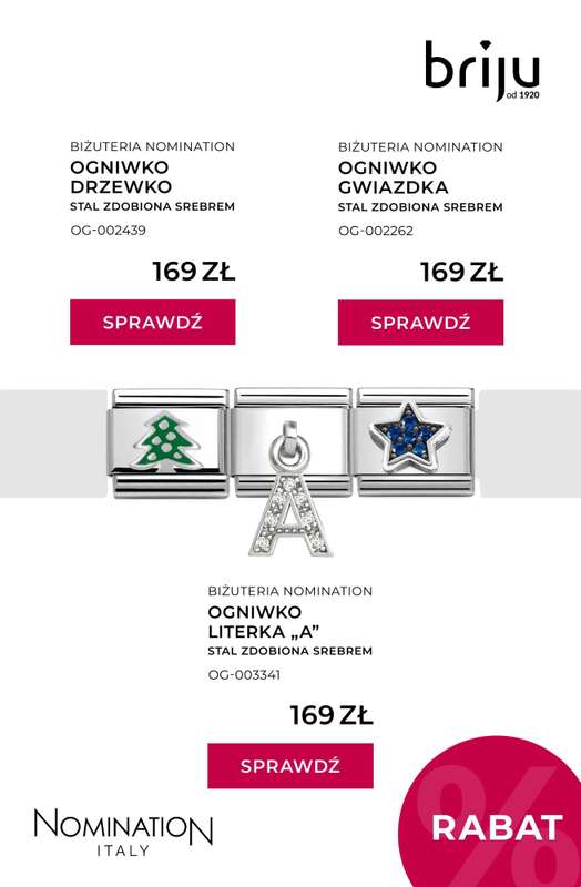 Prezenty - gazetka promocyjna Briju | Kolekcja biżuterii Nomination od piątku 05.12 do poniedziałku 15.12 - strona 5