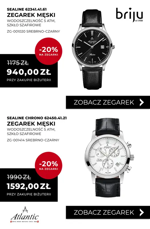 Briju - gazetka promocyjna -20% na zegarki od niedzieli 30.11 do środy 31.12 - strona 11