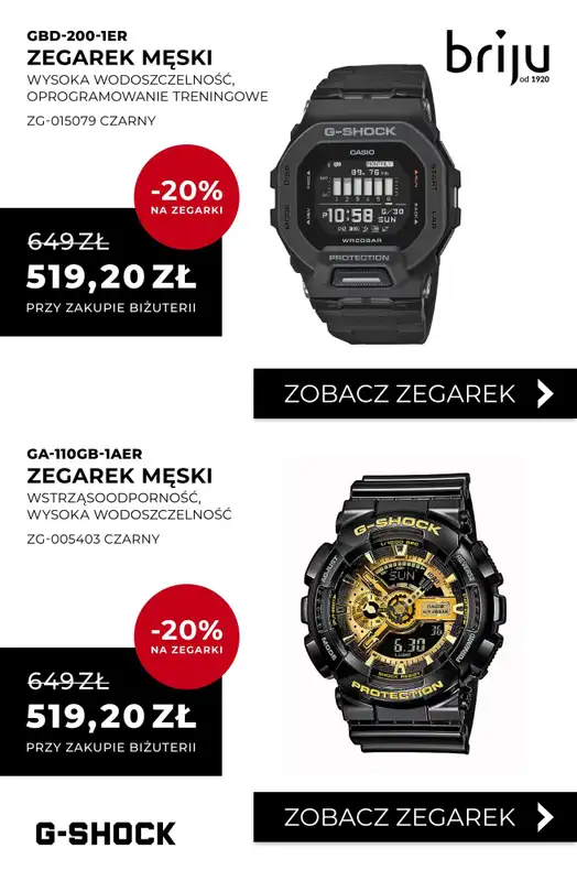Prezenty - gazetka promocyjna Briju | -20% na zegarki od niedzieli 30.11 do środy 31.12 - strona 5