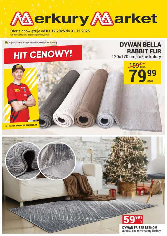 Merkury Market - gazetka promocyjna Gazetka od poniedziałku 01.12 do środy 31.12