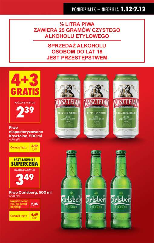 Biedronka - gazetka promocyjna Od poniedziałku od poniedziałku 01.12 do niedzieli 07.12 - strona 15