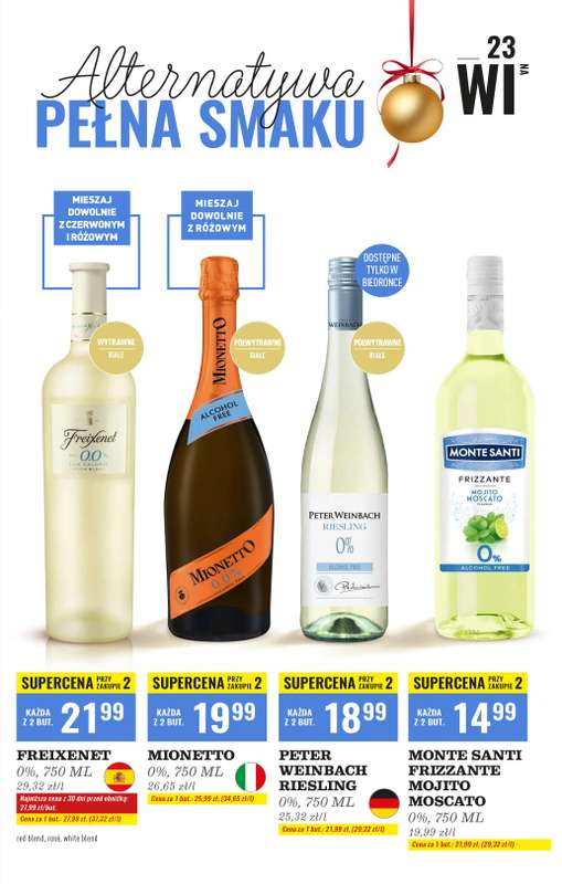 Biedronka - gazetka promocyjna Czas na Toast! od poniedziałku 01.12 do wtorku 23.12 - strona 3