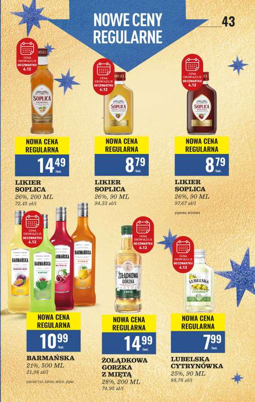 Biedronka - gazetka promocyjna Czas na Toast! od poniedziałku 01.12 do wtorku 23.12 - strona 8