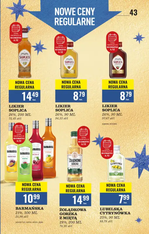 Biedronka - gazetka promocyjna Czas na Toast! od poniedziałku 01.12 do wtorku 23.12 - strona 8