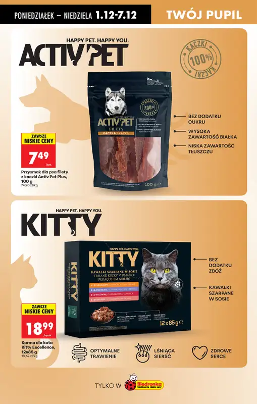 Biedronka - gazetka promocyjna Od poniedziałku, Z ladą tradycyjną od poniedziałku 01.12 do niedzieli 07.12 - strona 82