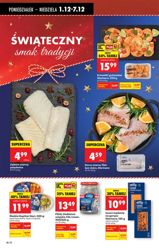Biedronka - gazetka promocyjna Od poniedziałku, Z ladą tradycyjną od poniedziałku 01.12 do niedzieli 07.12 - strona 44