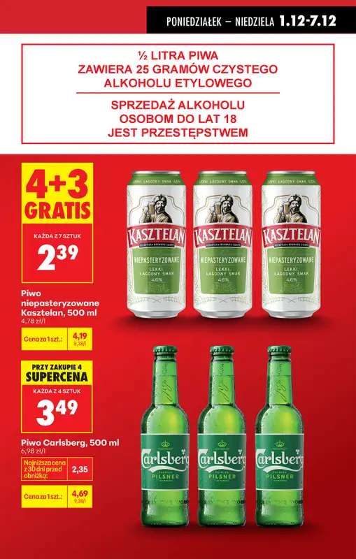 Biedronka - gazetka promocyjna Od poniedziałku, Z ladą tradycyjną od poniedziałku 01.12 do niedzieli 07.12 - strona 15