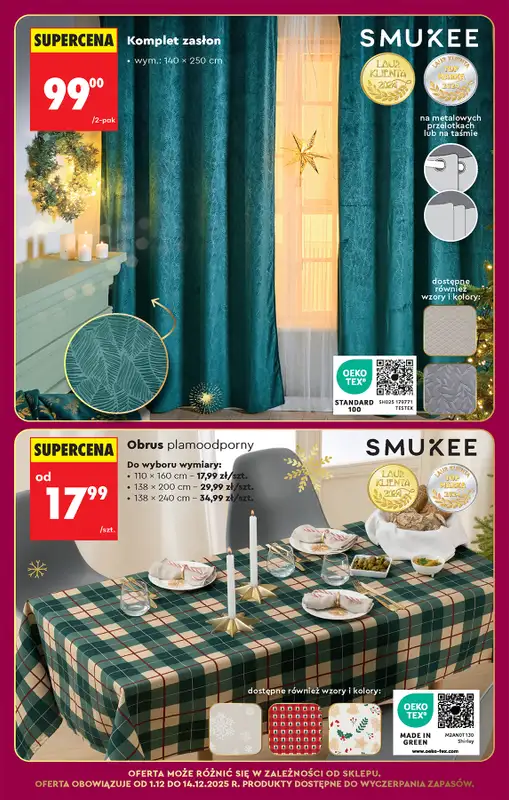 Biedronka - gazetka promocyjna Od poniedziałku, Z ladą tradycyjną od poniedziałku 01.12 do niedzieli 07.12 - strona 84